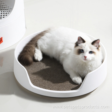 cat toilet pan house and litter box